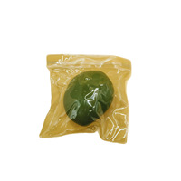 Balle anti-stress en TPR souple et colorée en forme de mangue, à rebond lent, jouet sensoriel pour soulager le stress
