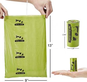 60Roll Pet Poop Waste <b>Bag</b> Biodegradable <b>Compostable</b> Dog Poop <b>Bag</b> Cat Poop <b>Bag</b> Box Custom Private Label - Product Image 4