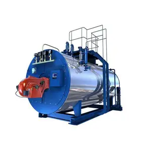 Caldeira de vapor 1ton 3ton 2ton 5ton 8ton 10ton Industrial Horizontal Fornecida Caldeira de vapor de alta pressão Bio-Gás/Diesel/Óleo