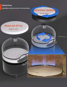 Horno de Pizza Italiano Comercial y Horno de Pizza a Leña, Horno Italiano Auténtico de Alta Temperatura para Pizza con Calidad de Restaurante - Product Image 3