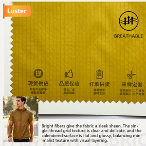 Nhà Máy Bán buôn siêu mỏng vải trong suốt xuống áo khoác vải mẫu miễn phí Ripstop Nylon 10D taffeta vải - Product Image 3