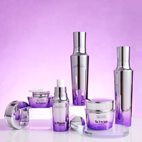 Cosmétiques en gros : Flacon en verre électroplaqué 120ml 100ml pour lotion, essence, liquide, crème visage, emballage scellé