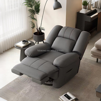 Fauteuil inclinable de massage premium, chaise longue réglable, canapé individuel capsule spatiale pour la relaxation