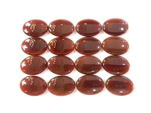 QXB 빨간 마노 돌 도매 검은 오닉스 돌 카보 숑 구슬 도매 DIY 보석 - Product Image 2