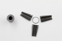 Cales ou clips d'ancrage précontraints norme GB/T14370-2015 pour post-tensionnement, 3 pièces avec anneau 12,7 mm ou 15,2 mm
