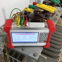 Testeur de rapport de transformateur TTR triphasé et monophasé pour groupes de polarité PT/CT avec 100 enregistrements de données