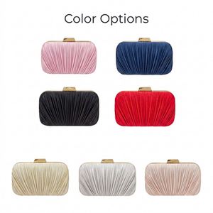 Bolso de Mano Moderno con Diseño IMooo, Impresión UV, Textura Arrugada, Hecho a Mano, Correa de Cadena Metálica de Poliéster, Bolso de Hombro para Mujer, para Fiestas, Bodas - Product Image 2