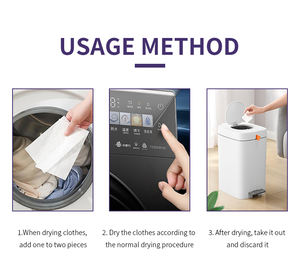 Meilleures ventes de feuilles de sèche-<span class=keywords><strong>linge</strong></span> écologiques pour vêtements feuilles de sèche-<span class=keywords><strong>linge</strong></span> adoucissant de longue durée - Product Image 6