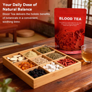 Infus Herbal Alami Berbasis Tumbuhan 2.5g 20 Sachet dengan Ginkgo Polygonatum, Serbuk Pinus, Seabuckthorn, Teh Darah - Product Image 3