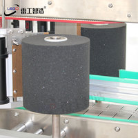 Machine d'étiquetage numérique pneumatique entièrement automatique double face PLC pour rouleaux, emballages en papier carré, bidons d'eau et bouteilles