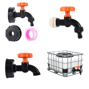 Adaptateur de réservoir <span class=keywords><strong>IBC</strong></span> S60X6, <span class=keywords><strong>robinet</strong></span> filetage 1/2 ", <span class=keywords><strong>robinet</strong></span> de jardin, tuyau d'arrosage à connecteur allongé, raccords adaptateurs de réservoir d'eau - Product Image 1