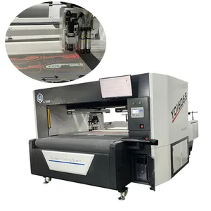 Máquina de corte de cuchillos oscilantes CNC automática, cortador de patrón de cuero/