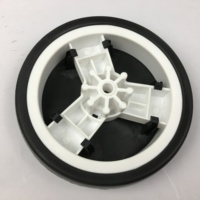 Roue de poussette pour bébé de 6 pouces, roue en plastique EVA pour poussette de bébé