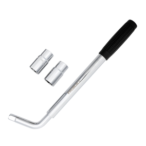 Clé à écrous télescopique extensible pour <span class=keywords><strong>roue</strong></span>, clé à écrous de <span class=keywords><strong>roue</strong></span>, extracteur d'écrous de <span class=keywords><strong>roue</strong></span> avec douilles de 17/19 mm et 21/23 mm - Product Image 1