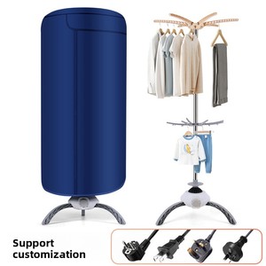 Séchoir à linge circulaire électrique pliable pour la maison, capacité 10 kg, séchage rapide à air chaud, idéal pour dortoirs, petits espaces et vêtements de bébé - Product Image 5