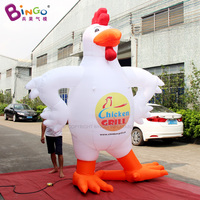 Costume de mascotte animale gonflable sur mesure, modèle de coq gonflable de dessin animé, poulet gonflable géant publicitaire pour la décoration d'événements