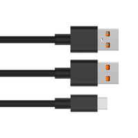 Cable de Carga USB 2.0 A a C de 90 cm, Durable, con Conductor de Cobre Puro, Revestimiento de PVC, Entrega de Energía de 2A para Android