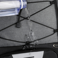 Sac à dos professionnel portable de haute qualité, écologique, grand format, avec port USB, fermeture éclair, pour hommes et femmes, en nylon ventilé, compartiment à chaussures