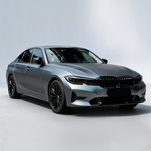 Pellicola per Wrapping Auto Ultra Opaca Grigio <span class=keywords><strong>Azzurro</strong></span> Rimovibile Senza Danneggiare la Vernice Originale <span class=keywords><strong>Film</strong></span> Premium per Cambio Colore Esterno Veicolo - Product Image 1