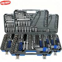 Juego de Herramientas Nuevo de Alta Calidad, 151 Piezas, Acabado Mate Níquel Perlado, Personalizable para Mecánica, Hogar, Reparación de Autos, Motocicletas y Bicicletas, Juego de Herramientas OEM