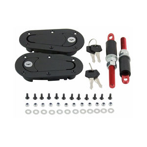 Car <b>Engine</b> <b>Hood</b> Lock Modification Universal ABS Plastic Black With Lock For BMW Audi Honda Toyota Mitsubishi - Product Image 4