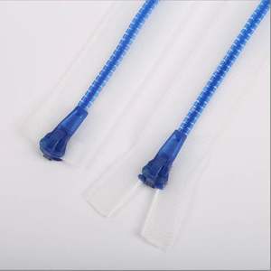 Direct Sale 5# Transparent Plastic Auto Lock Slider Resin Zipper <strong>Tape</strong> Open-End Type Environmentally Friendly Customized Color - Product Image 4