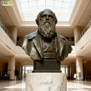 YOUFINE カスタム鋳造ブロンズチャールズ・ダーウィン胸像販売中 - Product Image 1