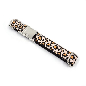 Nuevas ideas de productos Cool Zinc Alloy Animal Cotton Leopard Hardware Funny Sliver Collar Dog Training - Product Image 3