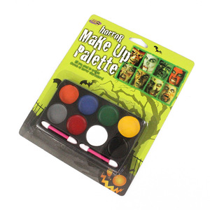 Pintura Facial de 8 Colores para Halloween, a Base de Agua, Fácil de Lavar, Maquillaje de Payaso para Fiestas, Sombra de Ojos para Actuaciones - Product Image 5