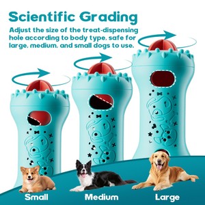 Nouveau design <span class=keywords><strong>de</strong></span> jouets interactifs pour chiens, <span class=keywords><strong>jouet</strong></span> <span class=keywords><strong>distributeur</strong></span> <span class=keywords><strong>de</strong></span> friandises réglable, <span class=keywords><strong>jouet</strong></span> à mâcher pour chiens, cadeau idéal pour chats et chiens - Product Image 4