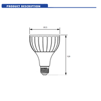 Philips Master LED PAR30L 20W 1800lm 3000K E27 COB LED Spot Light 35W Remplacement CDM pour la vente au détail, les musées, les hôtels