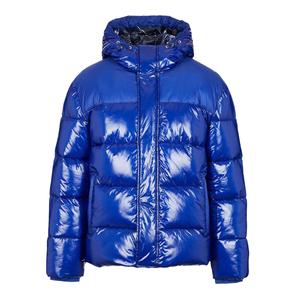 New Custom Made <b>Winter</b> Men's <b>Waterproof</b> Reversible Puffer <b>Jacket</b> Zipper Plain Dyed High Street Style High Quality Outdoor Use - Product Image 1