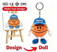 Porte-clés en peluche personnalisés certifiés EN71 CPC, avec logo personnalisé, petits jouets en peluche, vente en gros, motif Durian