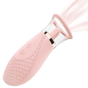 Volwassen clitoris stimulator vibrator met roterende likkende tong tepelzuiger seksspeeltje zuigende vibrerende plezier voor vrouwen - Product Image 6