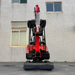 Mini-excavatrice avec moteur CE 5, 1,8 tonne, hydraulique, petite pelle, chenilles en caoutchouc, pour ferme et jardin, livraison gratuite - Product Image 4