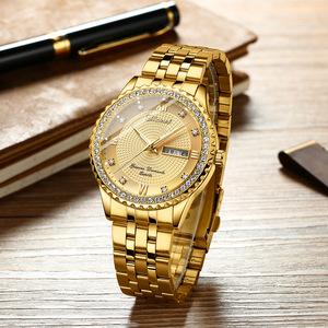 Cross-border Hot-selling <strong>Dawn</strong> Couple Dual Calendar Luminous Stainless Steel Quartz <strong>Watch</strong> - Product Image 4