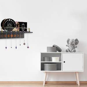 Étagère murale en bois pour <span class=keywords><strong>pendule</strong></span> de cristal Luna Phase, support de rangement mural pour <span class=keywords><strong>pendule</strong></span> et cristaux, présentoir mural pour <span class=keywords><strong>pendule</strong></span> - Product Image 3