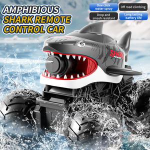 Voiture télécommandée amphibie Lihuang Cool Shark, étanche, 5 canaux, portée de 30 m, prête à l'emploi, échelle <span class=keywords><strong>1</strong></span>:18, fonction « Suivez-moi », pour piscine/plage/jardin par temps de pluie - Product Image 4