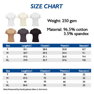 Camiseta básica de temporada 2025 para mujer, Camiseta cómoda de algodón elástico con cuello redondo raglán - Product Image 6