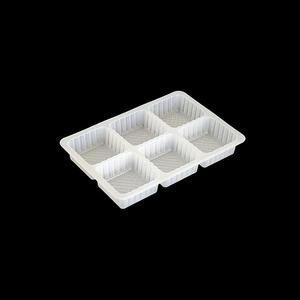 Vassoio per alimenti monouso in plastica con vassoio personalizzato a 6 scomparti - Product Image 5