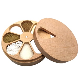 Caja <span class=keywords><strong>de</strong></span> <span class=keywords><strong>madera</strong></span> para guardar pastillas, organizador diario semanal <span class=keywords><strong>de</strong></span> medicina, vitamina, 7 días - Product Image 6