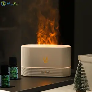 Honsun ngọn lửa hương liệu máy USB Độ ẩm nhà tự động nước hoa khuếch tán siêu âm Atomizer tinh dầu khuếch tán