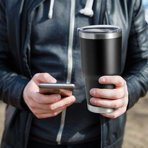 Gobelet isotherme en acier inoxydable de qualité supérieure de 30 oz avec logo personnalisé imprimé en 3D UV pour cadeaux personnalisés, bouteille d'eau thermique - Product Image 6