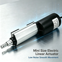 Mini-piston électrique à aimant permanent 12V DC, course de 30 mm, actionneur linéaire en alliage d'aluminium pour appareils électroménagers et usage automobile
