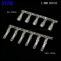 Connecteurs automobiles série 2.8 DJ7031A-2.8 1P/2P/3P/4P/6P/8P/9P 6030-6991 pour systèmes d'alimentation de moto, borne de connexion ABS