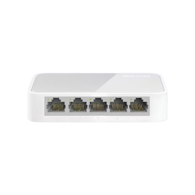 Pt Link Mini Unmanageable 10/100Mbps Ethernet 5 RJ45 Port Plastic Shell Megabyte Switch