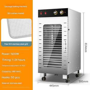 Déshydrateur Professionnel Commercial de Haute Qualité pour Viande, Bacon et Bœuf Séché avec Fonction de Fumage - Product Image 2