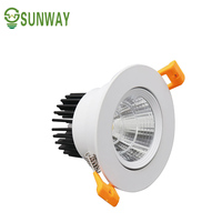 Projecteur de plafond à led cob, livraison gratuite, 120lm/w, 12w, Spot lumineux de 18 w
