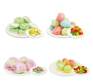 Caramelos suaves liofilizados a granel Halal, varios caramelos con sabor a fruta, malvaviscos de caramelo, paquete pequeño, aperitivos secos congelados, azúcar al por mayor - Product Image 5