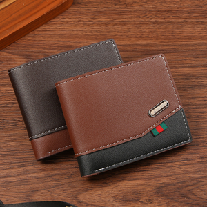 Borsa da uomo in morbida pelle Multi-Card con portafoglio impermeabile in fabbrica con simbolo del dollaro - Product Image 1